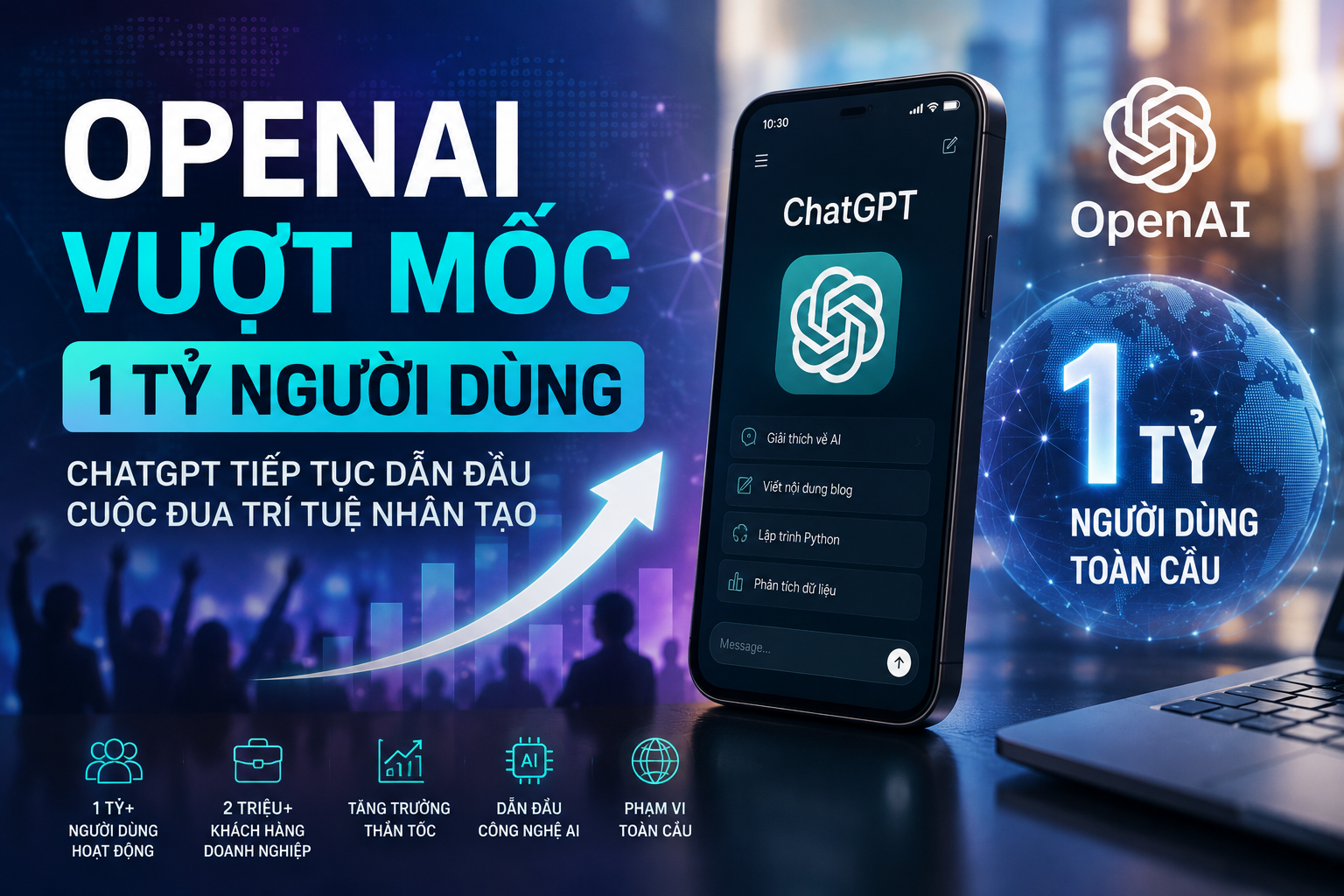 openai vuot 1 ty nguoi dung