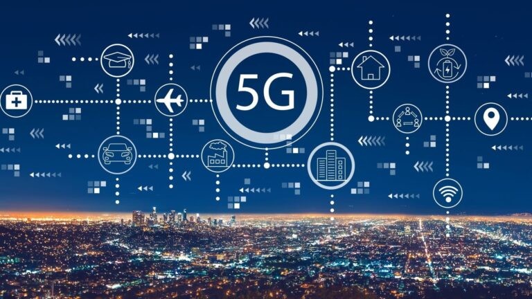 Sóng điện thoại 5G kết nối nhanh