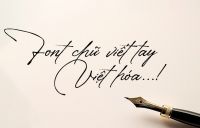 Giới thiệu tải về Bộ Font chữ viết tay